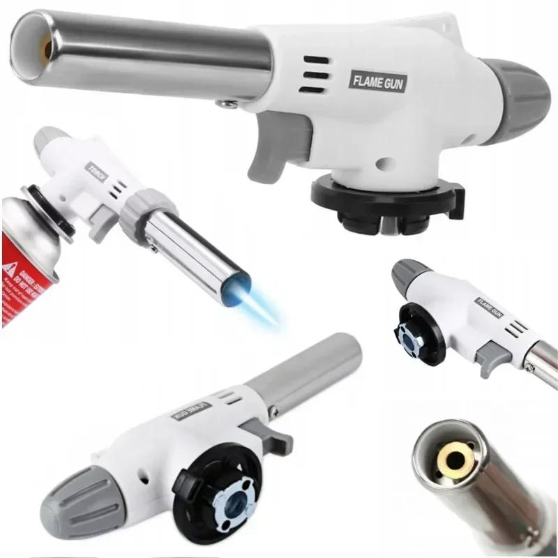 Description Picture 3 of itemGas Lighter Kitchen Torch Cooking Igniter Butane Gas Burner Gas Lighter Portable Windproof Igniter Flame Gun Camping BBQ Cooking