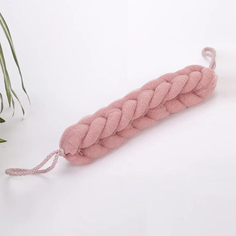 Description Picture 4 of itemFlower Mesh Shoulder Scrubber Long Sponge Body Back Bath Sponge Shower Exfoliate Strap Shower Body Wash Brush Health Cleaning