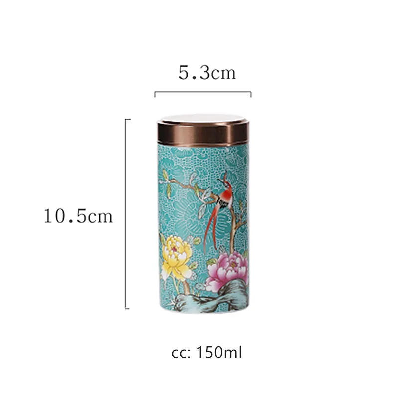 Description Picture 4 of itemMini Pottery Jar Airtight Pots Ointment Storage Box Ceramic Tea Organizer Storage Tanks Coffee Kitchen Storage Container