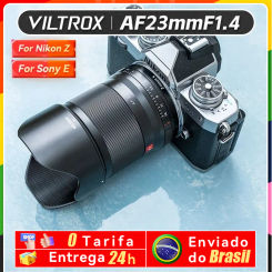 【 Do Brasil 】Viltrox AF 23mm F1.4 Auto Focus APS-C  Camera Lens for Sony E ZVE10 A6700 Fujfiilm XF Nikon Z   Screen Z6 Z8 23 1.4
