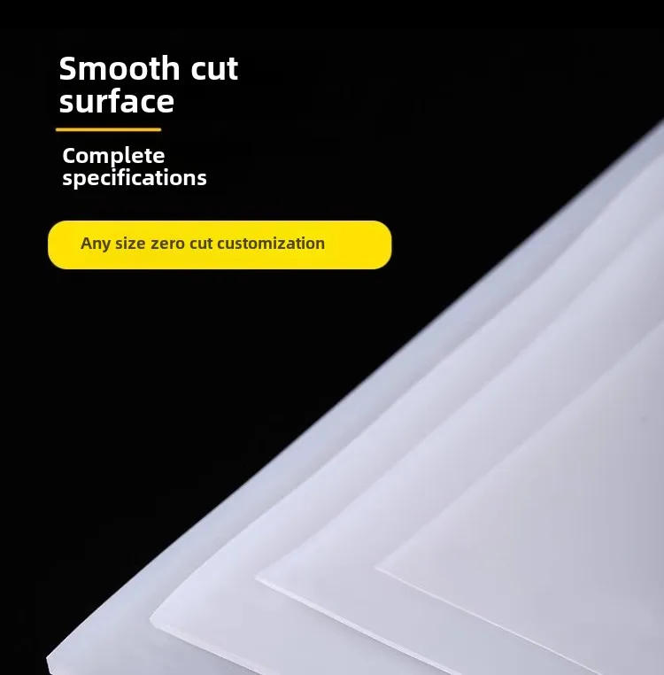 Description Picture 2 of item1PC Silicone Rubber Sheet Plate Mat High Temperature Resistant Clear Gasket Transparent Thick 0.5 1 2 3 4 5mm