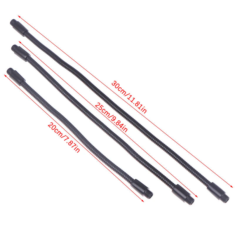 Description Picture 2 of item1pcs LED Gooseneck Metal Hose Dia6mm/8mm/10mm Bendable Black Shaping Universal Soft Tube for Table Lamp Spotlight Floor Lamp DIY