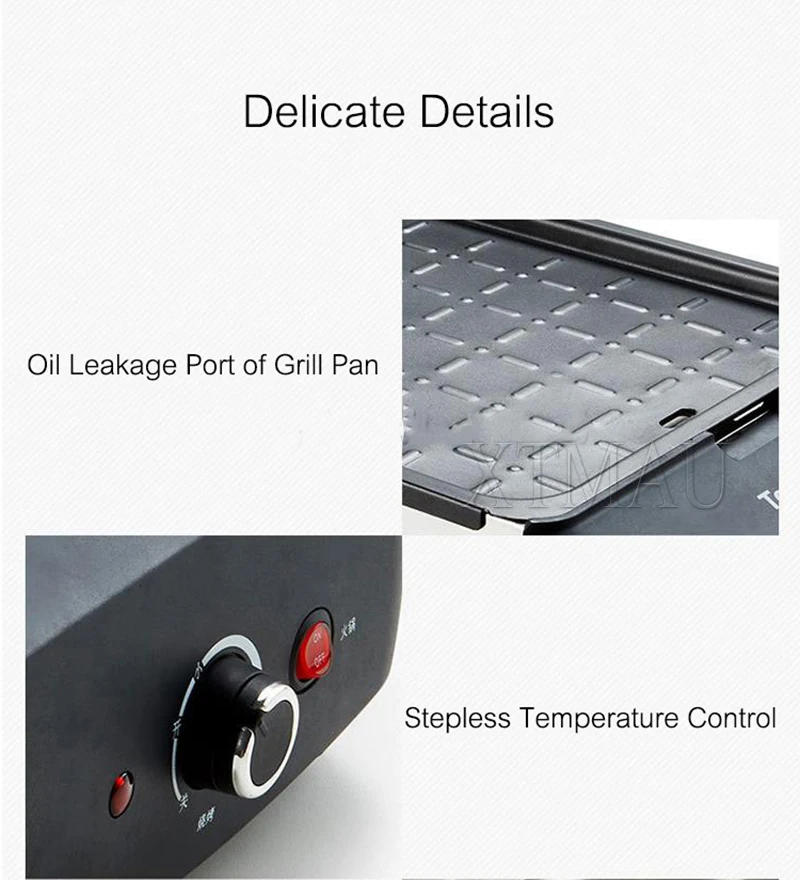 Description Picture 5 of itemBarbecue Stove Household Multifunctional Hot Pot Barbecue Meat Dual Purpose Smokeless Hot Pot All-In-One Machine