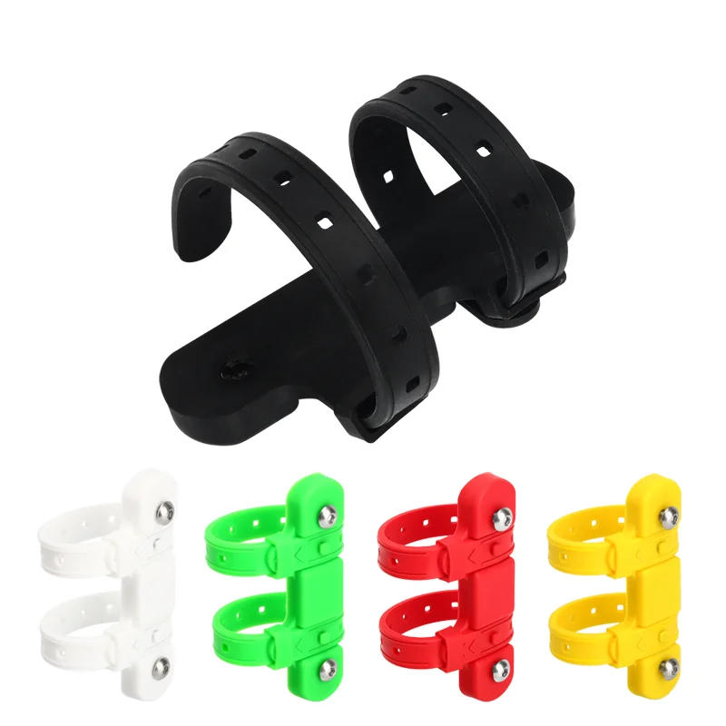 Description Picture 4 of itemRIDERACE Bicycle Water Bottle Mount Adaptor Silicone Gel Bandage Kettle Cage Strap Seatpost Fork Frame Install Holder Adapter