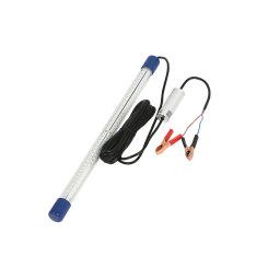 30W 12V-24V LED Underwater Fishing Light Fishing Lamp with Battery Clip Power Plug for Sea Boating Fishing tackle