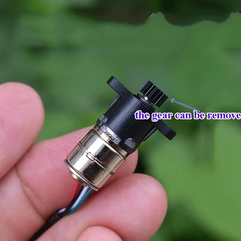 Description Picture 3 of itemMini Tiny 10mm 2-Phase 4-Wire Planetary Precision Gear Stepper Motor 5V Micro Reduction Stepping Motor DIY Robot Camera Monitor