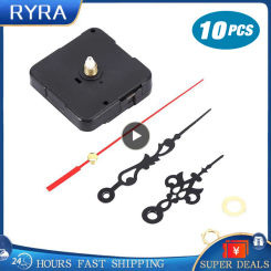 10 Set Professional Wall Clock Mechanism Clockwork Practical Quartz Wall Clock Movement Repair Parts Replacem With Needles