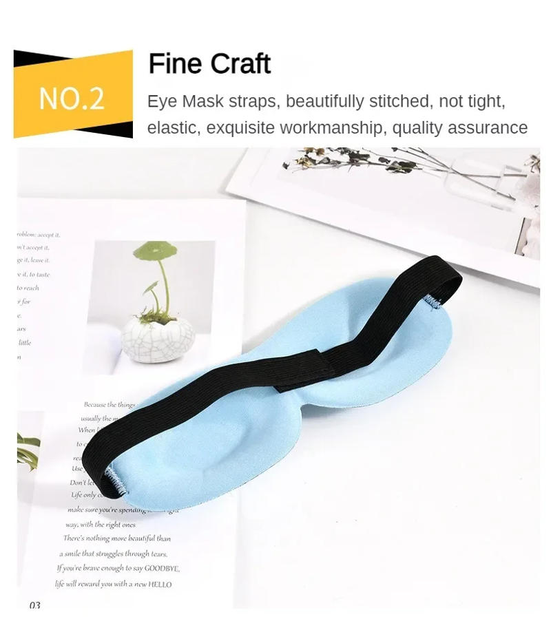Description Picture 6 of item3D Sleep Mask Beauty Eyelash Sleeping Eye Mask Eyeshade Sleep Aid Travel Outdoor Home Eyes Rest Relax Eyecover Health Care