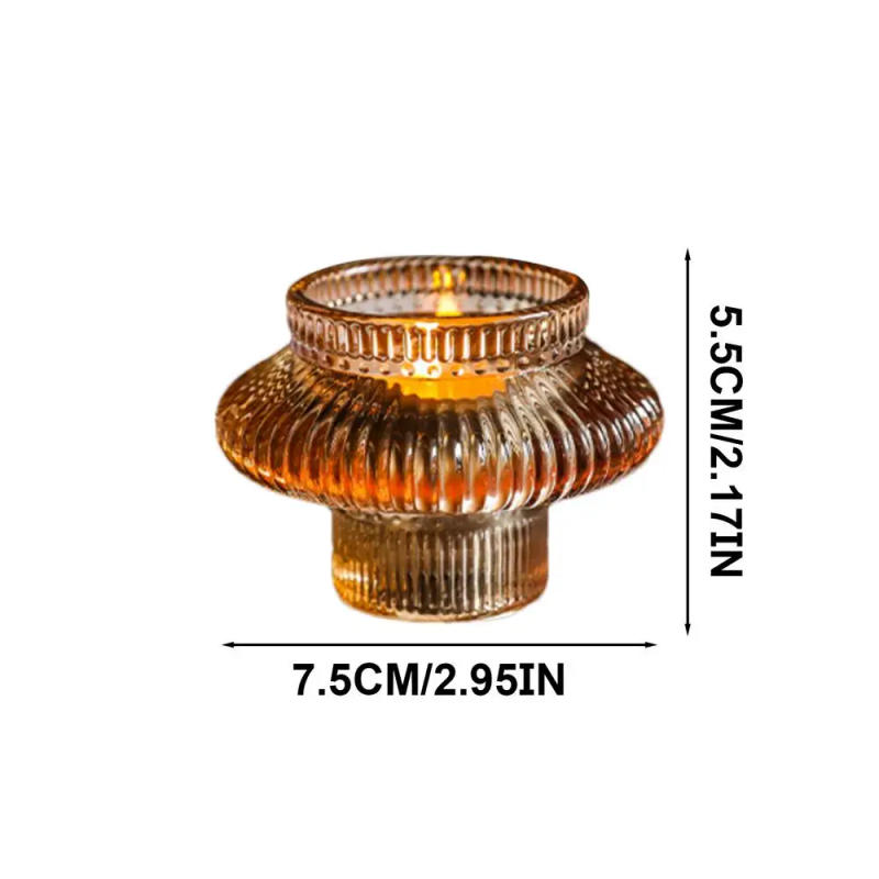 Description Picture 6 of itemTaper Candle Holders Tealight & Votive Candle Holders Romantic Trendy Double Sided Candle Holder For Table Centerpieces