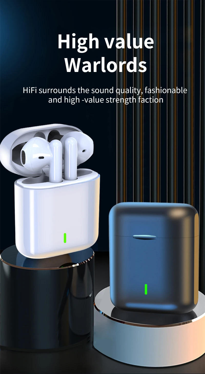 Description Picture 4 of itemBluetooth Wireless headphones Stereo Sports Headset TWS Mobile Wireless Headset For IPhone /Samsung