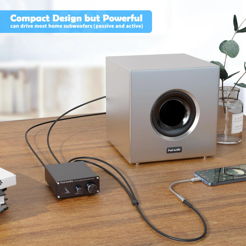 Description Picture 6 of itemFosi Audio TP-02 Subwoofer Amplifier HIFI Amplifier Chip TDA7498E Mini Sub Bass Amp Digital Class D Integrated Amplifier 220W