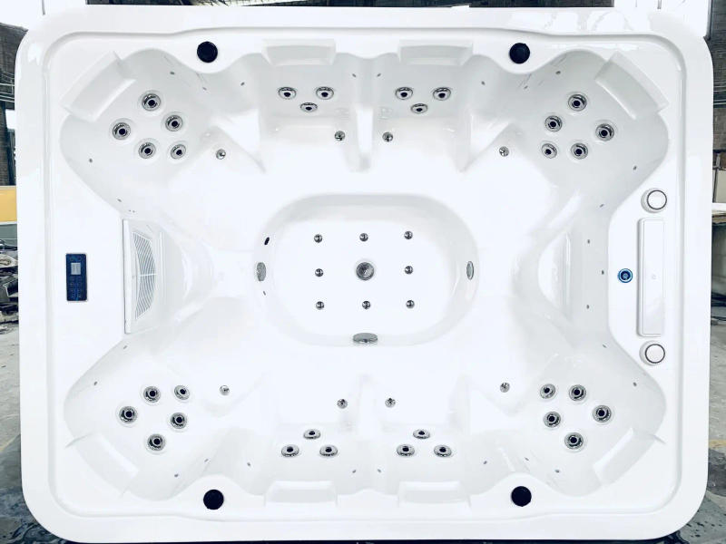 Description Picture 2 of item2690mm Swimming Pool 8 People Seats Whirlpool Bathtub Hydromassage Surfing Outdoor TV SPA NS2007