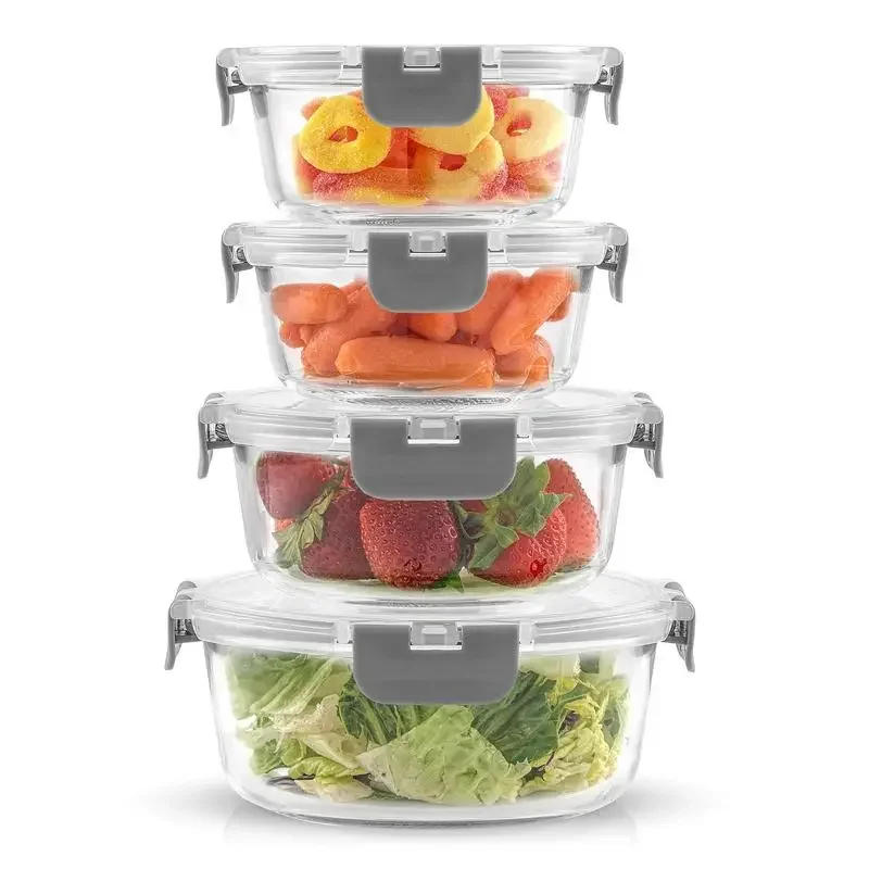 Description Picture 6 of itemJoyJolt JoyFul 24pc Pantry Kitchen Storage Containers, Glass Meal Prep Container for Lunch, Glass Storage Containers with Lids