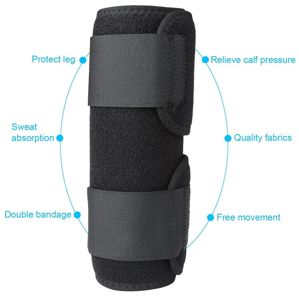 Description Picture 3 of item1Pcs BYEPAIN Calf Shin Support Brace, Adjustable Brace Compression Leg Sleeve Wrap Band for Running, Sports - Great Shin Support