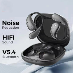 Wireless Bluetooth 5.4 Earphones Sports Low Latency Headphones Stereo Bone Conduction Waterproof Noise Reduction HIFI Earphone