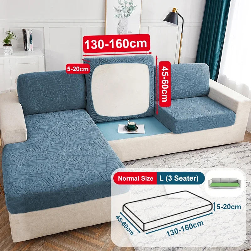Description Picture 3 of itemWaterproof Jacquard Sofa Couch Cover for Living Room Home Sofa Seat Covers Stretch L-Shape Elasticity Sofa Slipcover Home Decor