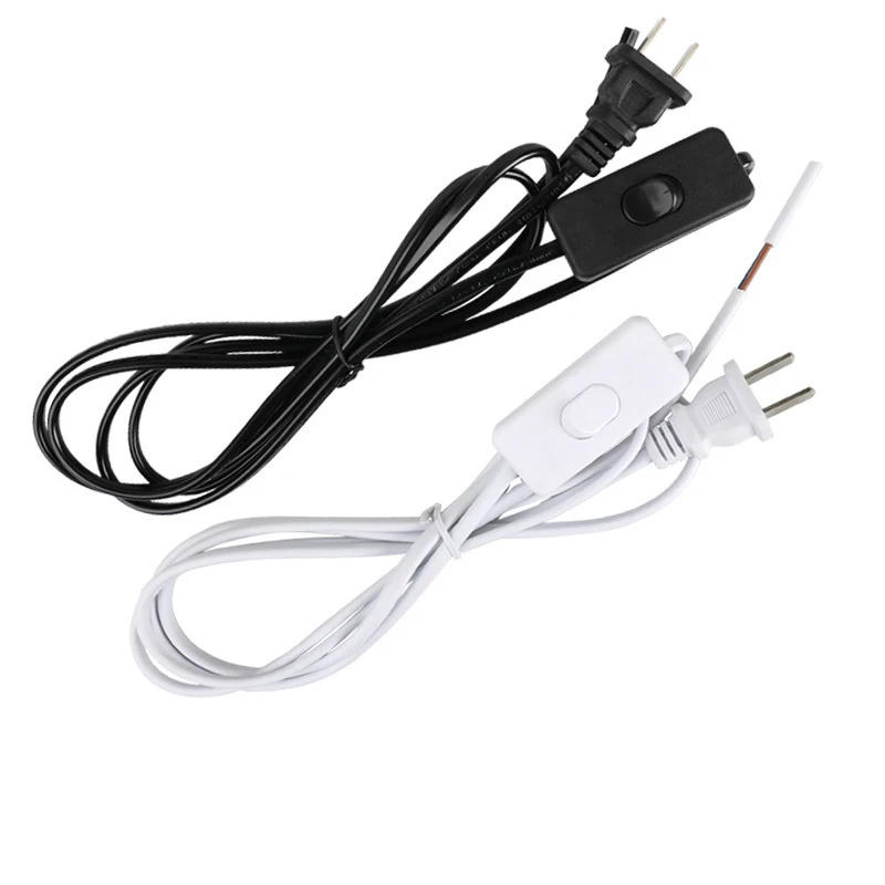 Description Picture 6 of itemUS EU Plug 303 220V Power Cable Cord With Switch US EU Electric Extension Cable Wire AC 220V Power Cord Desktop Strip Cable 1.8m