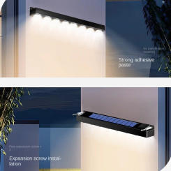 Solar Signboard Light Outdoor Wall Lamp Courtyard Lighting Exterior Wall Corridor Stair Light outdoor lighting wall light