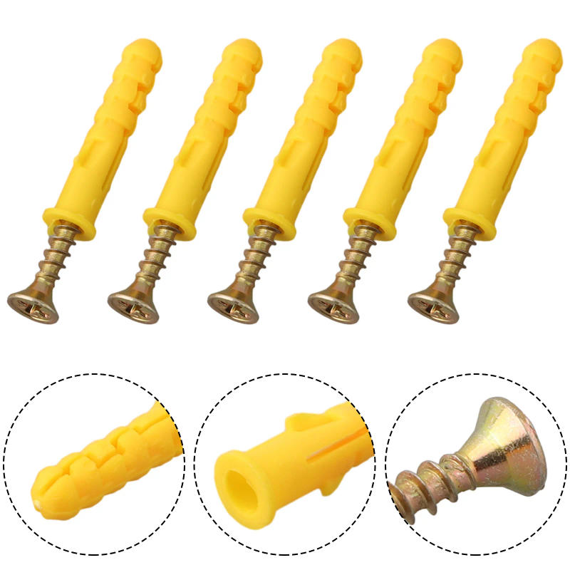 Description Picture 5 of item40Pcs Self-tapping Screws Kit Stainless Steel Expansion Screws Bolt Sets M6×30 Wall Anchors And Screws For Drywall Hand Tools