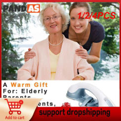 1/2/4PCS 40kg-110kg Bathroom Suction Cup Shower Handle Safety Anti Slip Handrail Support Bar For Elderly Bath Shower Accessories