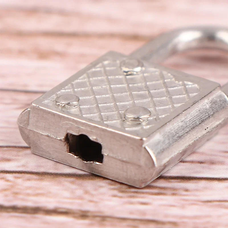 Description Picture 4 of itemMini Retro Padlock Set for Notepad Diary & Small Luggage Zinc Alloy Lock with Keys - Suitcase Locker Hardware