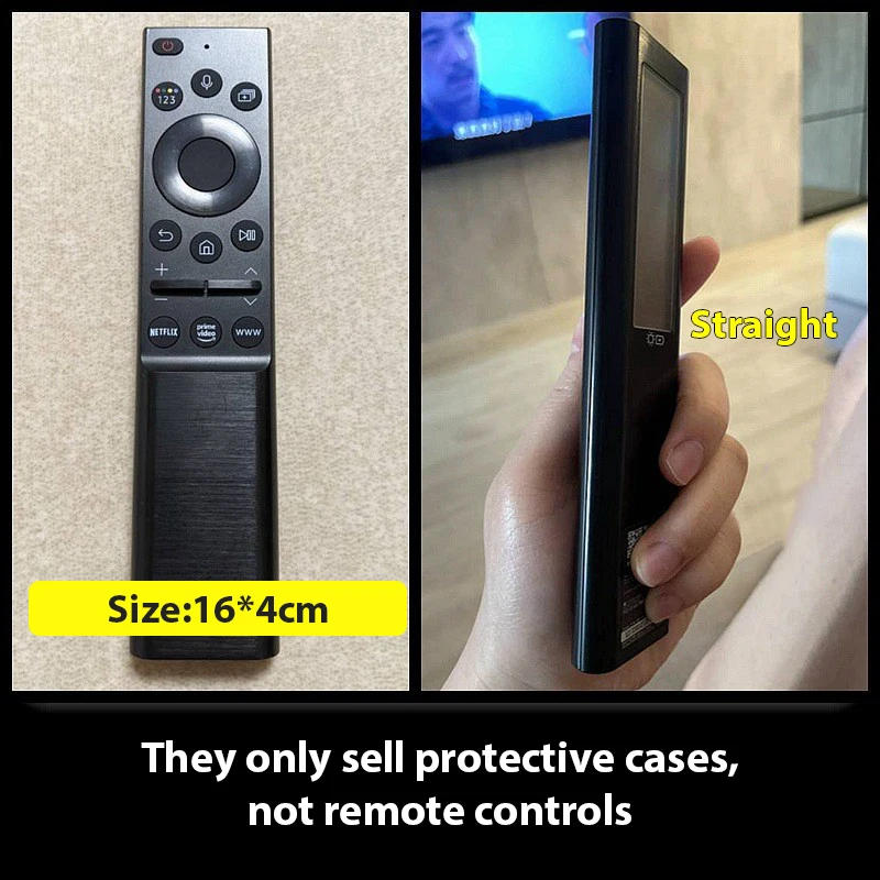 Description Picture 4 of item1pc Remote Control Protective Cover For Samsung Smart TV TVBN59-01357 Remote Control Anti-fall Thicken Silicone Non-slip Durable