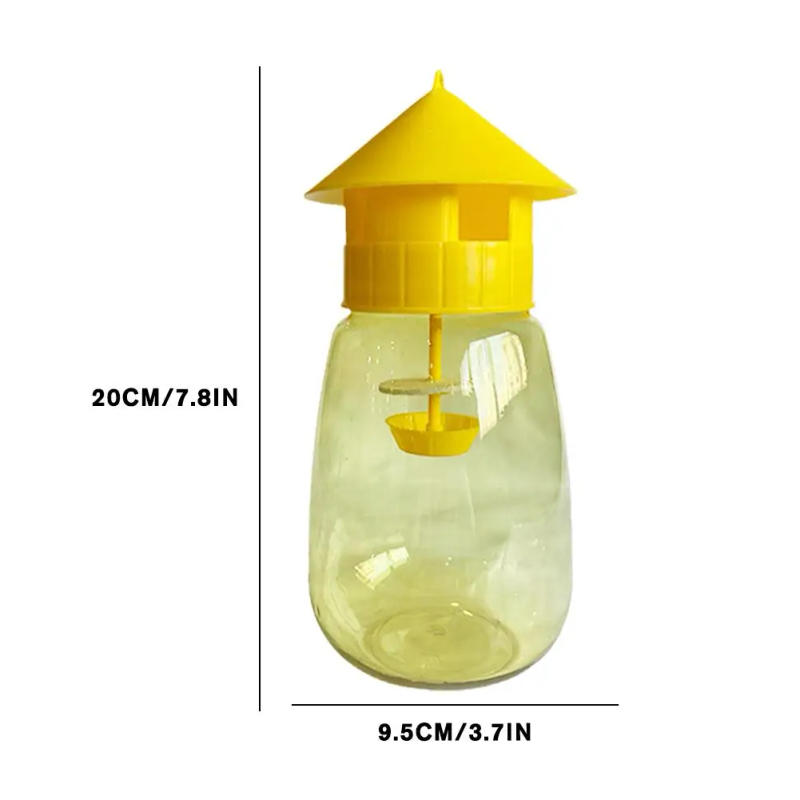 Description Picture 5 of itemFruit Fly Trap Killer Yellow Plastic Drosophila Trap Anti Fly Fruit Fly killer Catcher Orchard Insect Trap Pest Control Products