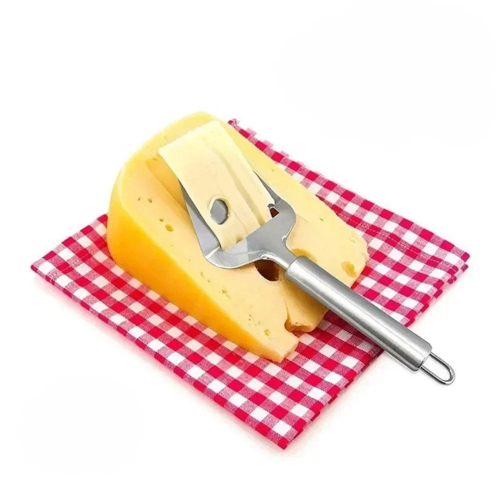 Description Picture 6 of item1pc Stainless Steel Cheese Slicer Handheld Cheese Butter Slicer Cutter Grinder Cutting Knife Cheese Tools Kitchen Accessories