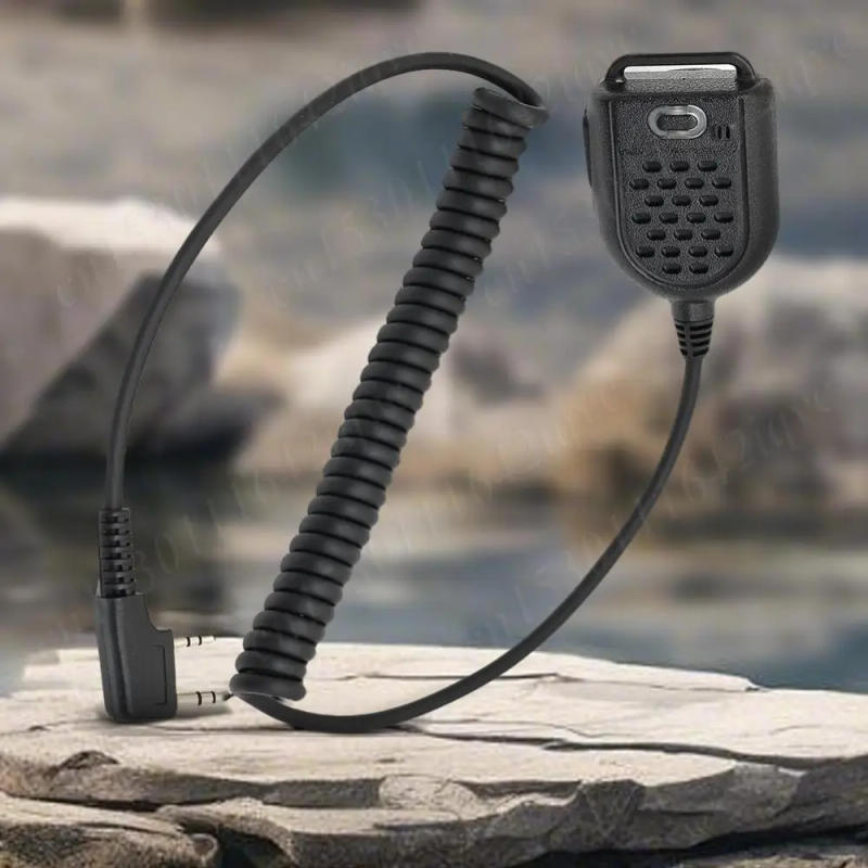 Description Picture 6 of itemWalkie Talkie PTT LED Shoulder Speaker Mic Handheld Walkie-talkie Microphone Hand MIC for KENWOOD TK-3107 BAOFENG BF-888s UV-5R