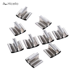 50pcs/lot Wood Candle Wicks Base Clip Iron Candles Making DIY for wicks Materials Holder Stand Handmade kit 16*12*10mm Hicello