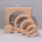 Beige round set 5