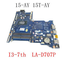 CDL50 LA-D707P For HP Pavilion 15-AY Laptop Motherboard with I3-7th Gen CPU Mainboard UMA
