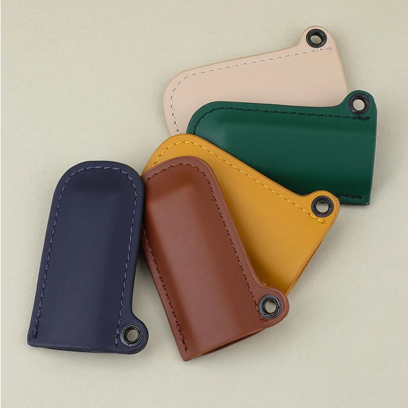 Description Picture 4 of itemHandmade Pu Leather Lighter Case for Mini Bic&cricket Lighters Pouches Sleeve Cover Holder Smoking Cigarette Accessories