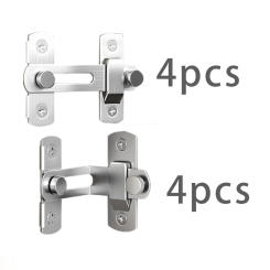 Barn Door Lock Bedroom Wardrobe Garden Door Room Office Warehouses Versatile Sliding Door Lock Slide Bolt Latch Carbon Steel