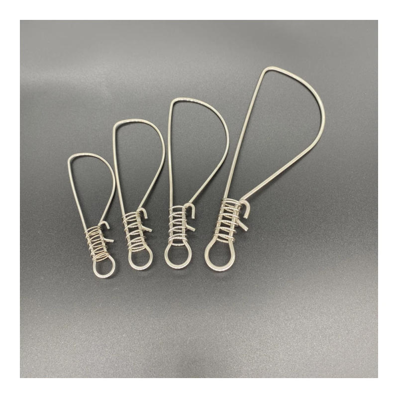 Description Picture 5 of item3Pcs Fishing Stringer Fishing Tackle For Accessories High Quality Fishing Lock Buckle Stainless Steel Live Fish Lock Belt Hot