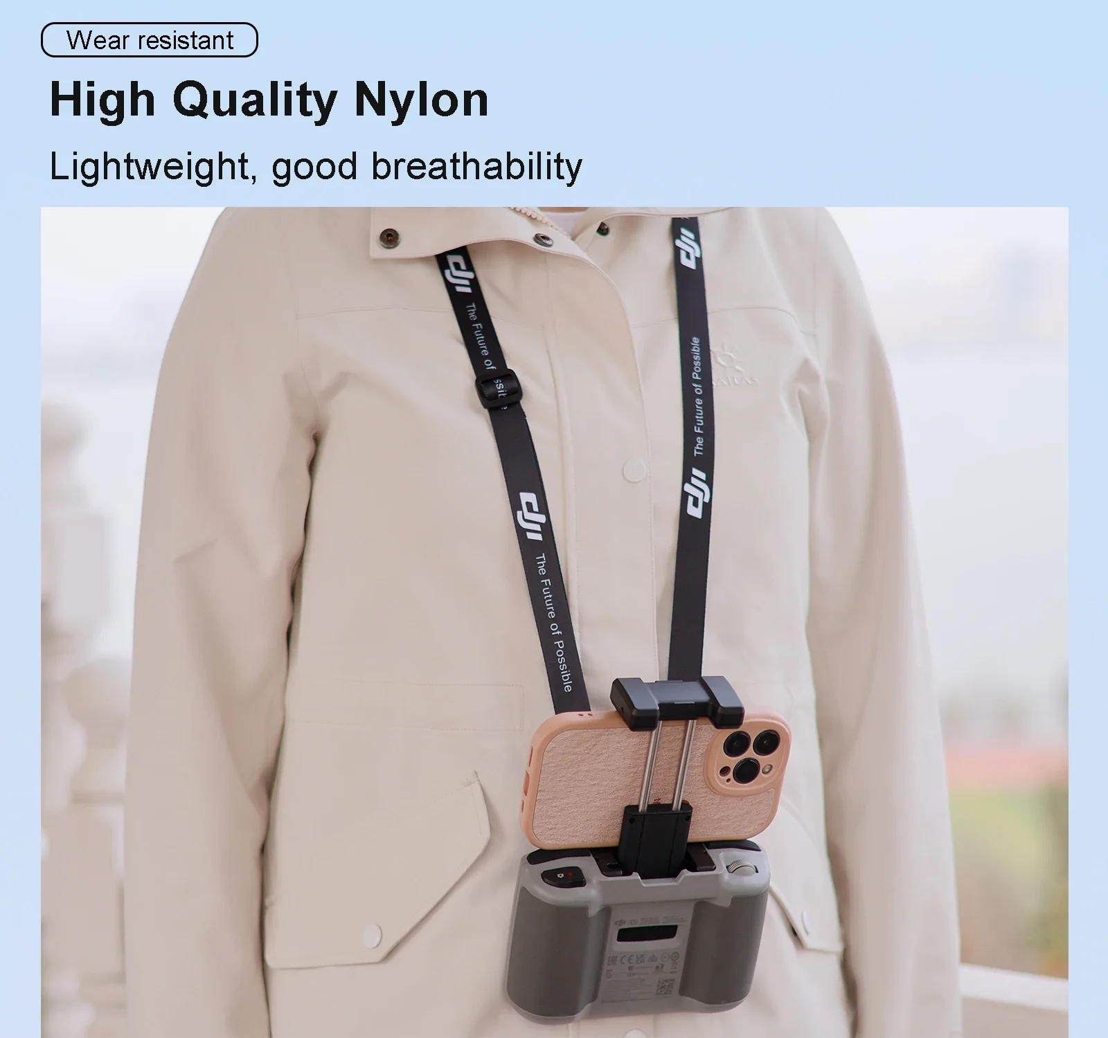 Description Picture 4 of itemRemote Controller Lanyard Strap w Fixed Hook for DJI Mini 3 4 Pro/MINI 2/Air 2S/3/Mavic 3/ DJI RC N1 N2 Drone Accessories
