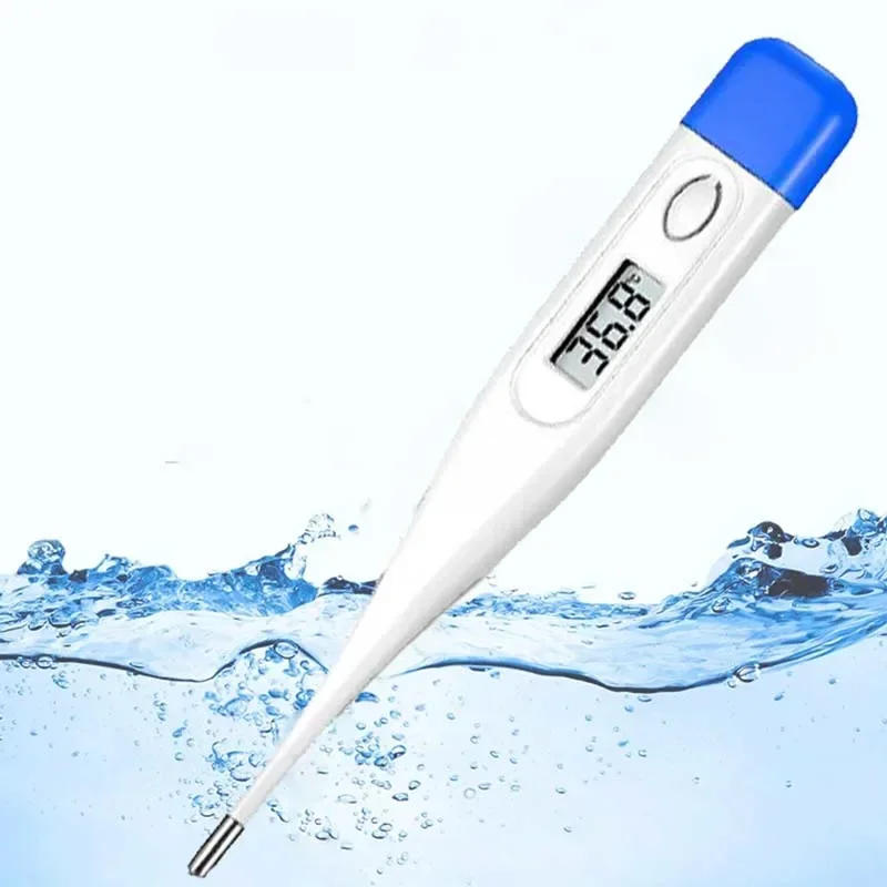 Description Picture 4 of item1-2P Thermometer for Fever Digital Basal Body Oral Armpit or Rectal Electronic LCD Display High-Precision Measurement Smart Heat