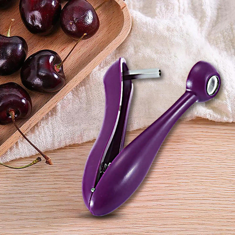 Description Picture 6 of item1pcs Portable Cherry Fruit Kitchen Pitter Remover Olive Corer Remove Pit Tool Fruit Vegetable Tools Cherry Pitter Kitchen Gadget