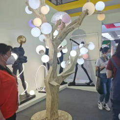 Tree floor lamp with light source device, shopping mall sales office, hotel decoration, art museum landscape, large decoration