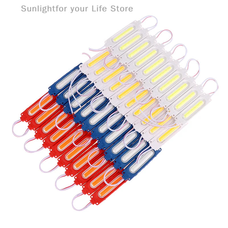 Description Picture 4 of item10PCS 12V LED Module Truck Side Marker Indicator Light COB Super Bright For Bus Lorry Trailer Warning Lamp Stop Light