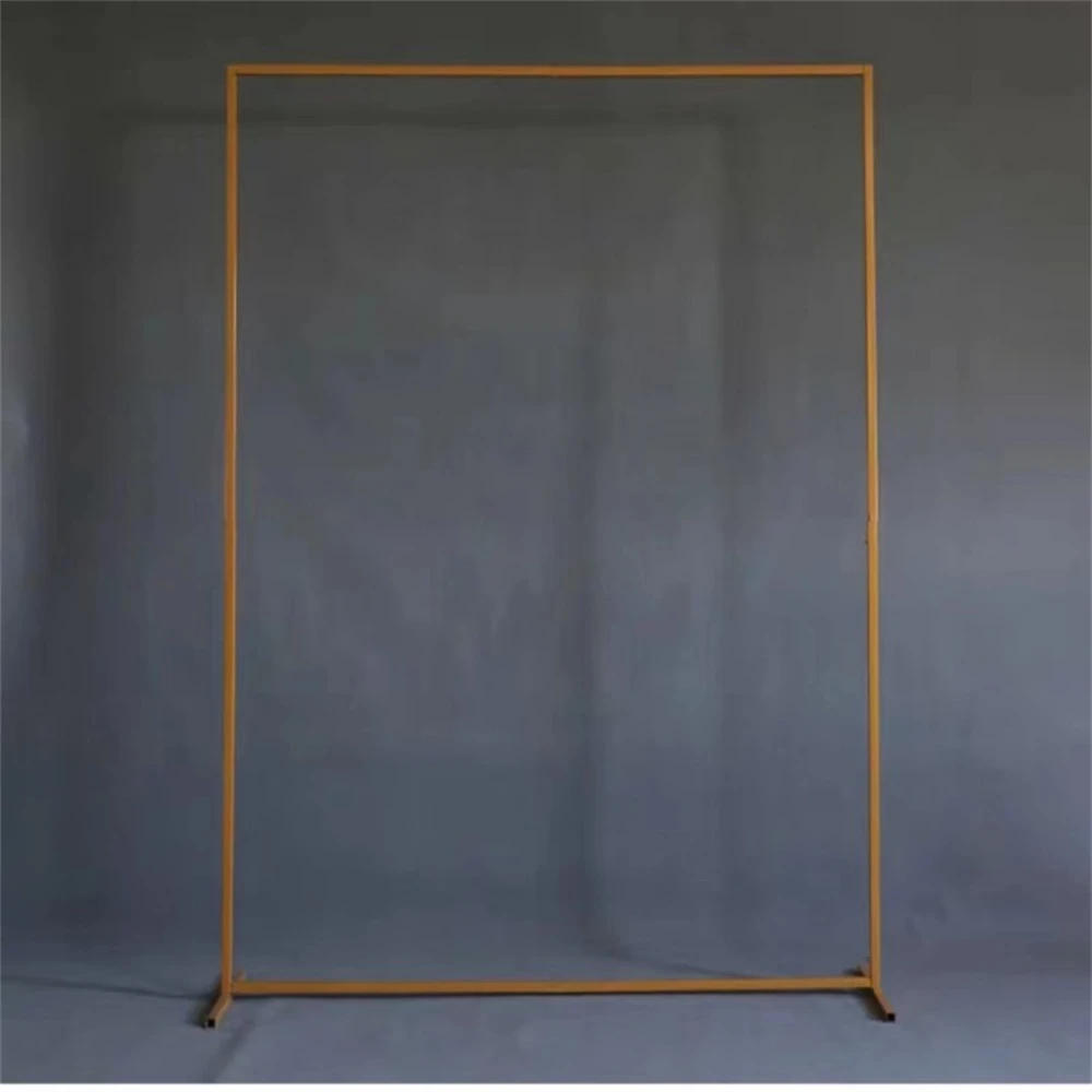 Description Picture 3 of itemSquare Iron Arch Lawn and Outdoor Wedding Floral Decoration DIY Props Birthday Party Balloon Arch Backdrop Stand Baby Shower