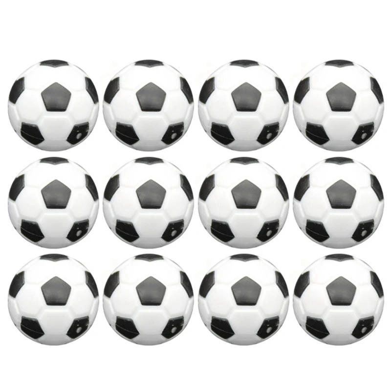 Description Picture 2 of item12Pcs Table Soccer Foosballs Replacements Foosballs Table Ball Enduring Tabletop Game Small Football Table Soccer Ball
