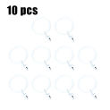 10pcs/set 35mm Metal Curtain Hanging Ring Clip Black/Gold/Copper/Bronze White Curtain Hooks Home Decor Curtain Decorative Tool