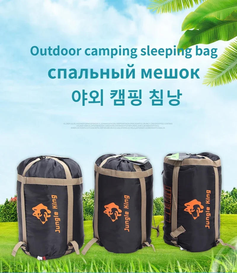 Description Picture 2 of itemJUNGLEKING CY0904 Camping Sleeping Bag Ultralight Waterproof 4 Season Warm Envelope Backpacking Sleeping Bags for Outdoor Hiking