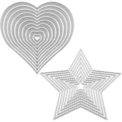 The Year of the Loong  New models  Metal cutting mold  Clipbook  Decorative relief production  DIY  Love, Five pointed Star  Han