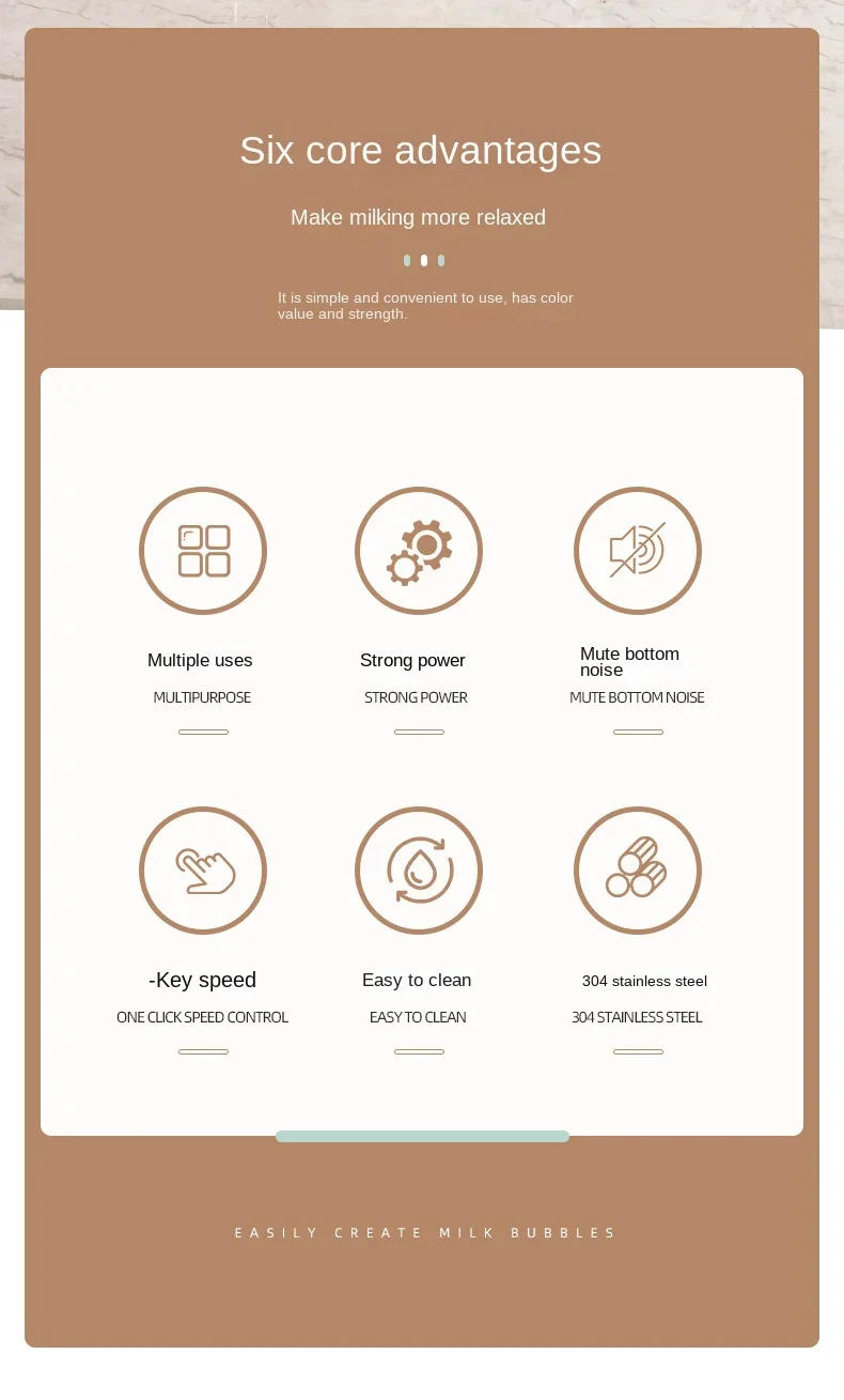 Description Picture 3 of itemHandheld Milk Frother Kitchen Powerful Electric Foam Maker With Stand Battery Powered Foamer Blender Drink Mixer For Coffee