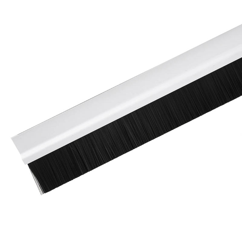 Description Picture 6 of item1pc Door Brush Sealing Strip 100cm Detachable Dismountable Door Bottom Sweep PVC Soft Brush Home Improvement Accessories