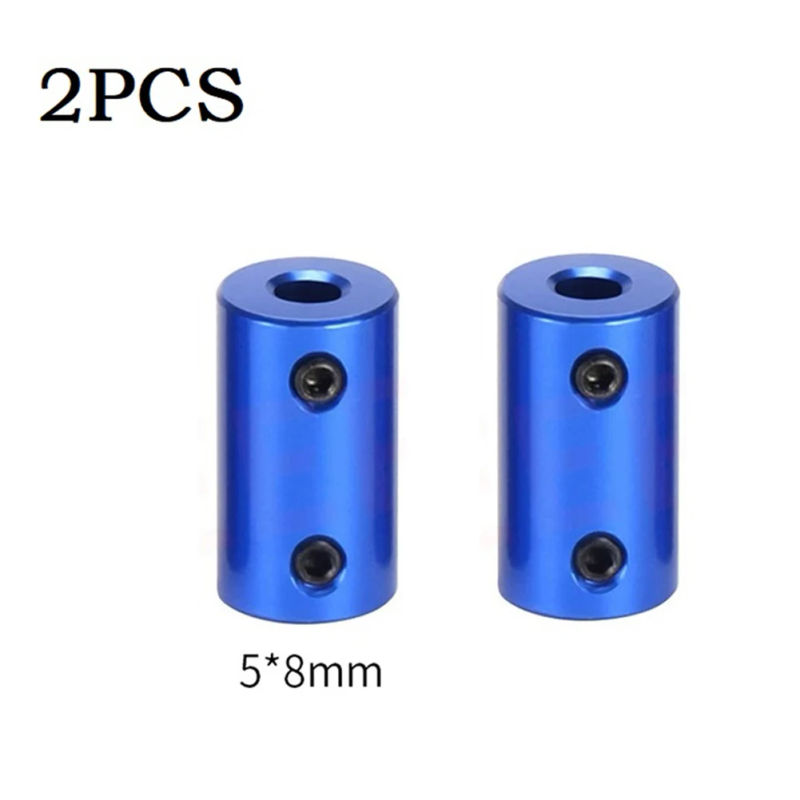 Description Picture 5 of item2PCS Flexible Shaft Coupler Aluminum Alloy Coupling Bore For 3D-printers Motor Couplings Ship Models Aircraft Models Power Tools