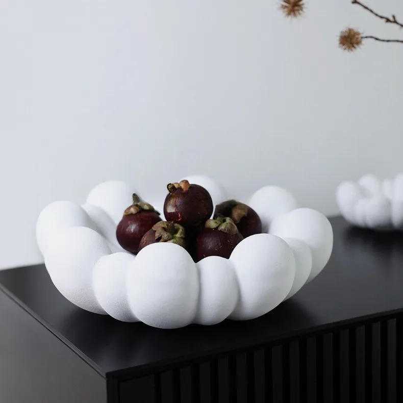 Description Picture 5 of itemDecorative Tray Modern Storage Trays Table Center Tray Luxury Fruit Bowl Designed Food Plate Decoration Container Home Organizer