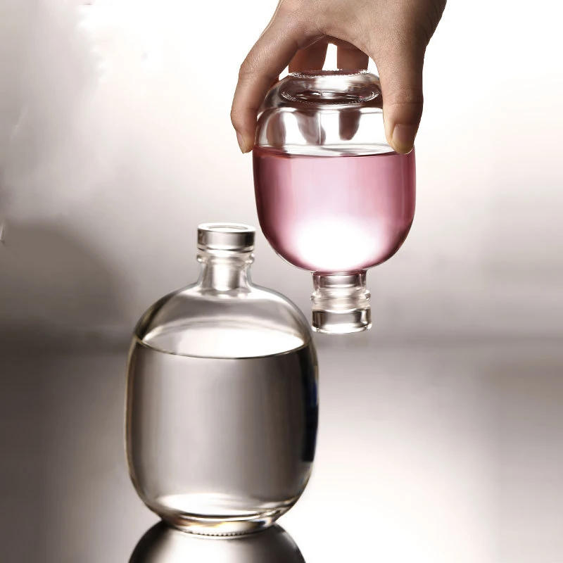 Description Picture 6 of itemClear/Matte classical party home lead-free glass bottle wine decanter barware